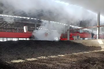 YMAKO double roll organic fertilizer granulator machine